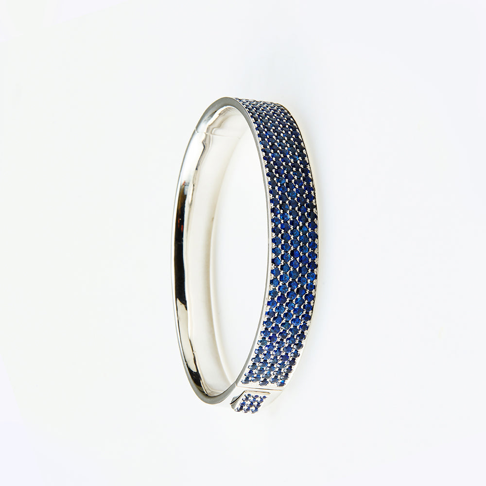 1st KA Lot 58 - Sapphire Gold Bangle