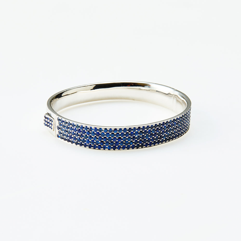 1st KA Lot 58 - Sapphire Gold Bangle